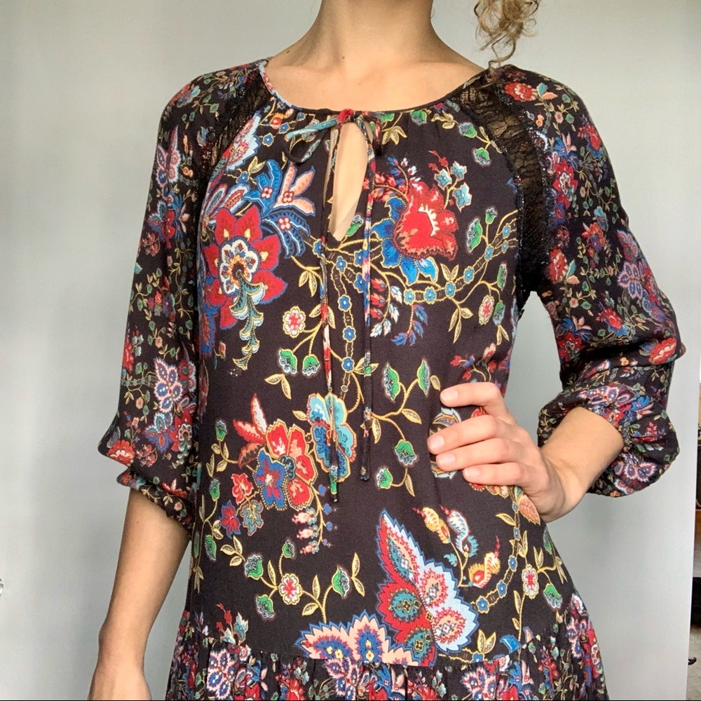Alice + Olivia Lakita Tiered Dress - Small